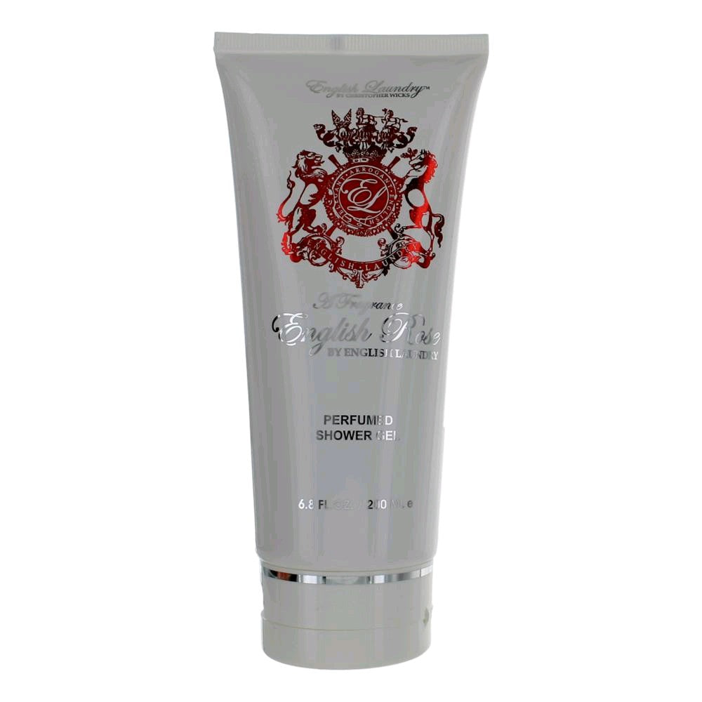 Bottle of English Rose by English Laundry, 6.8 oz Perfumed Shower Gel for Women